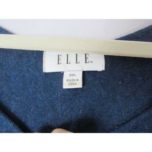 ELLE Blue Bow-Back Sweater – Size XXL - Picture 3 of 5